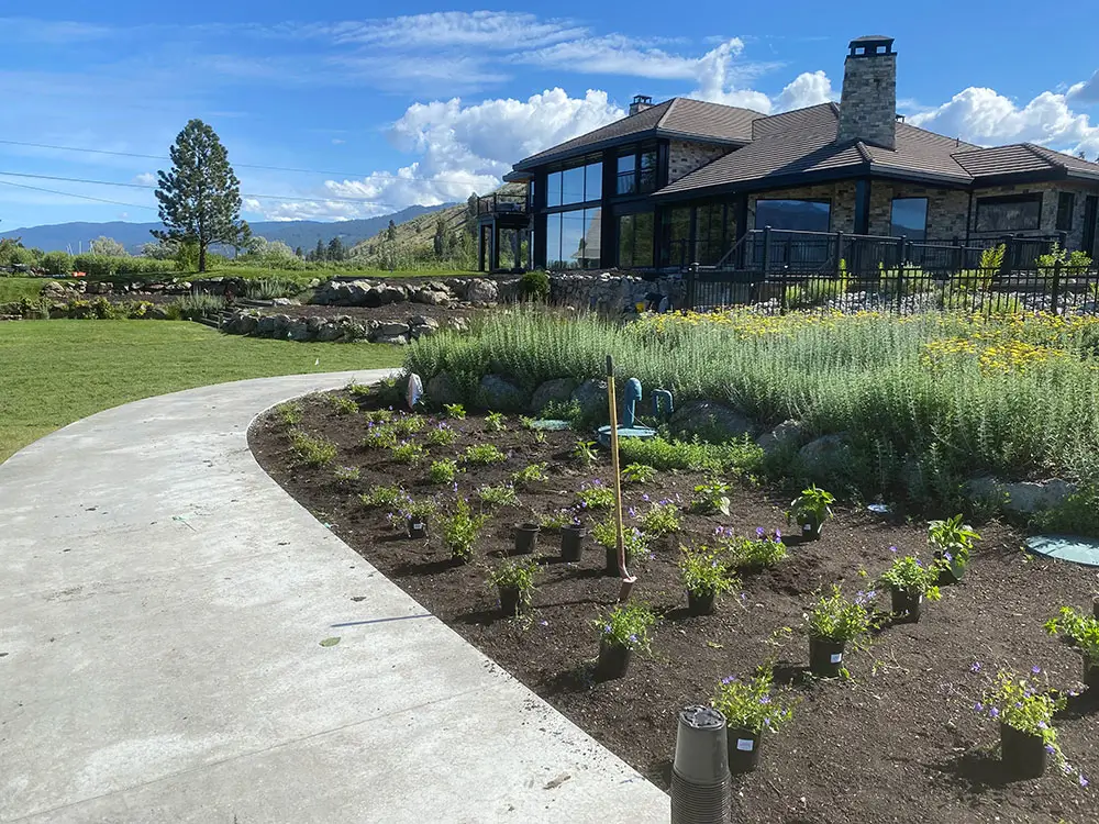 Emerald Irrigation planting new garden