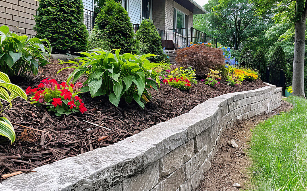 Residential garden landscaping