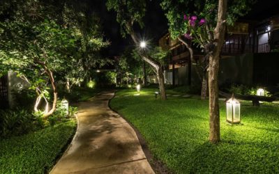 Add bling to your outdoors with landscape lighting